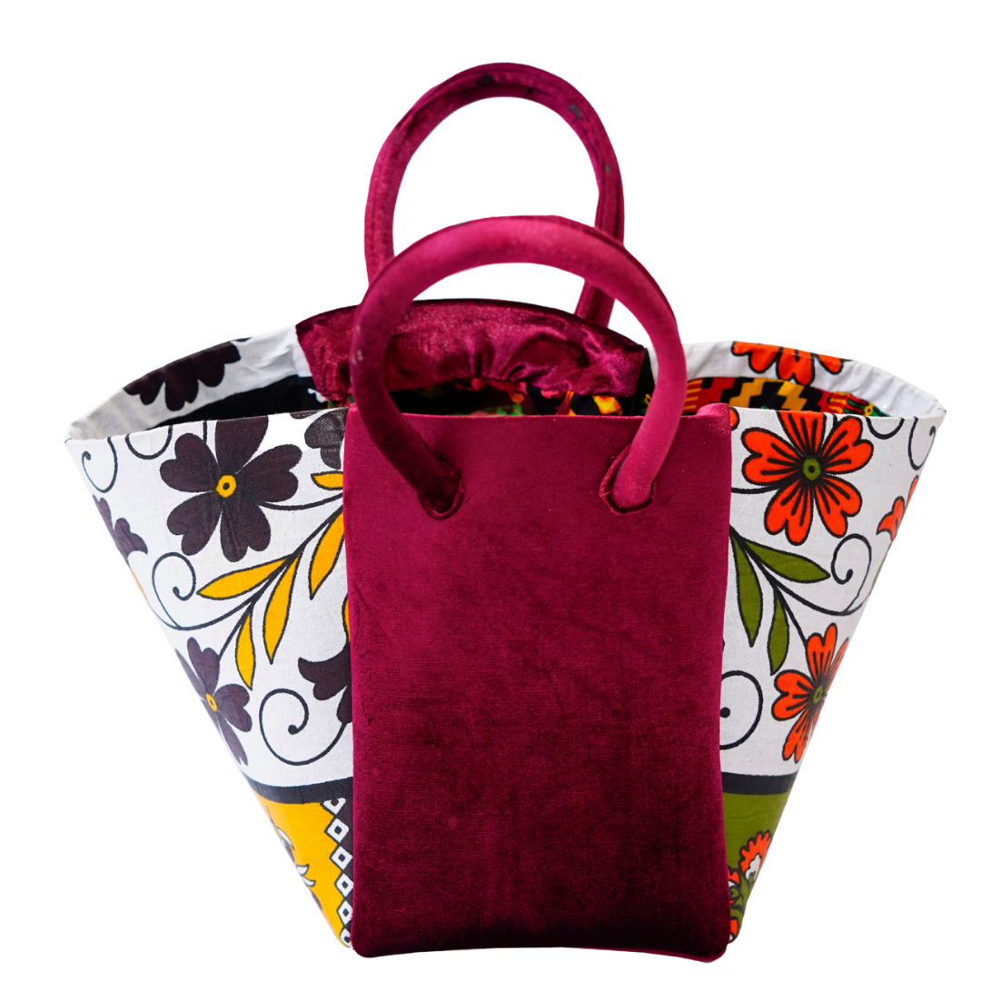 Pembe Tote-Maroon