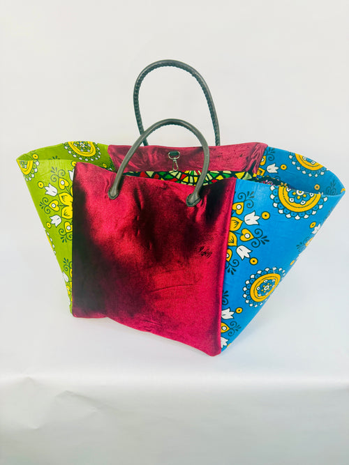 Ndovu Tote - Velvet Burgundy BR/L