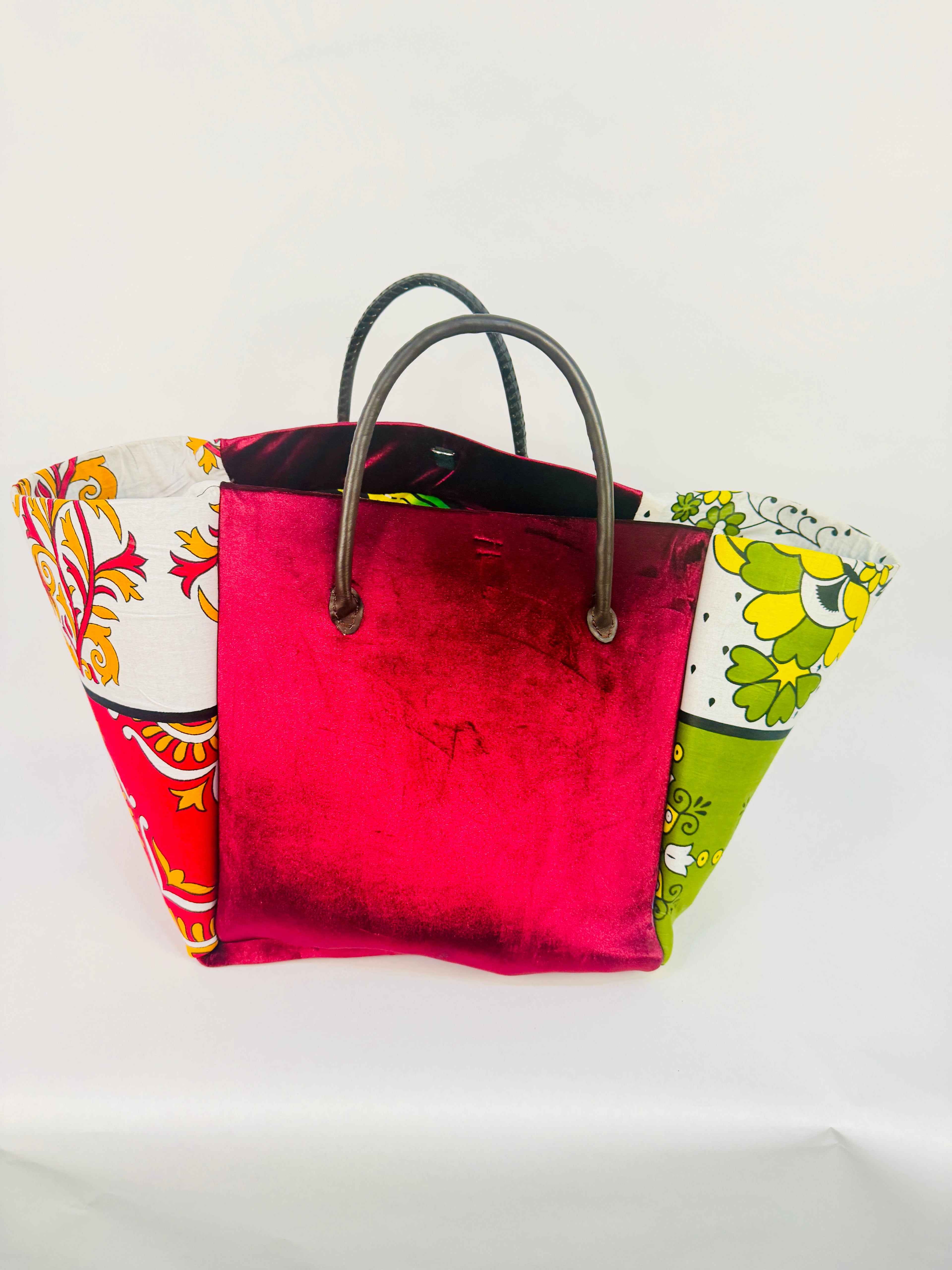 Ndovu Tote - Velvet Burgundy BR/L