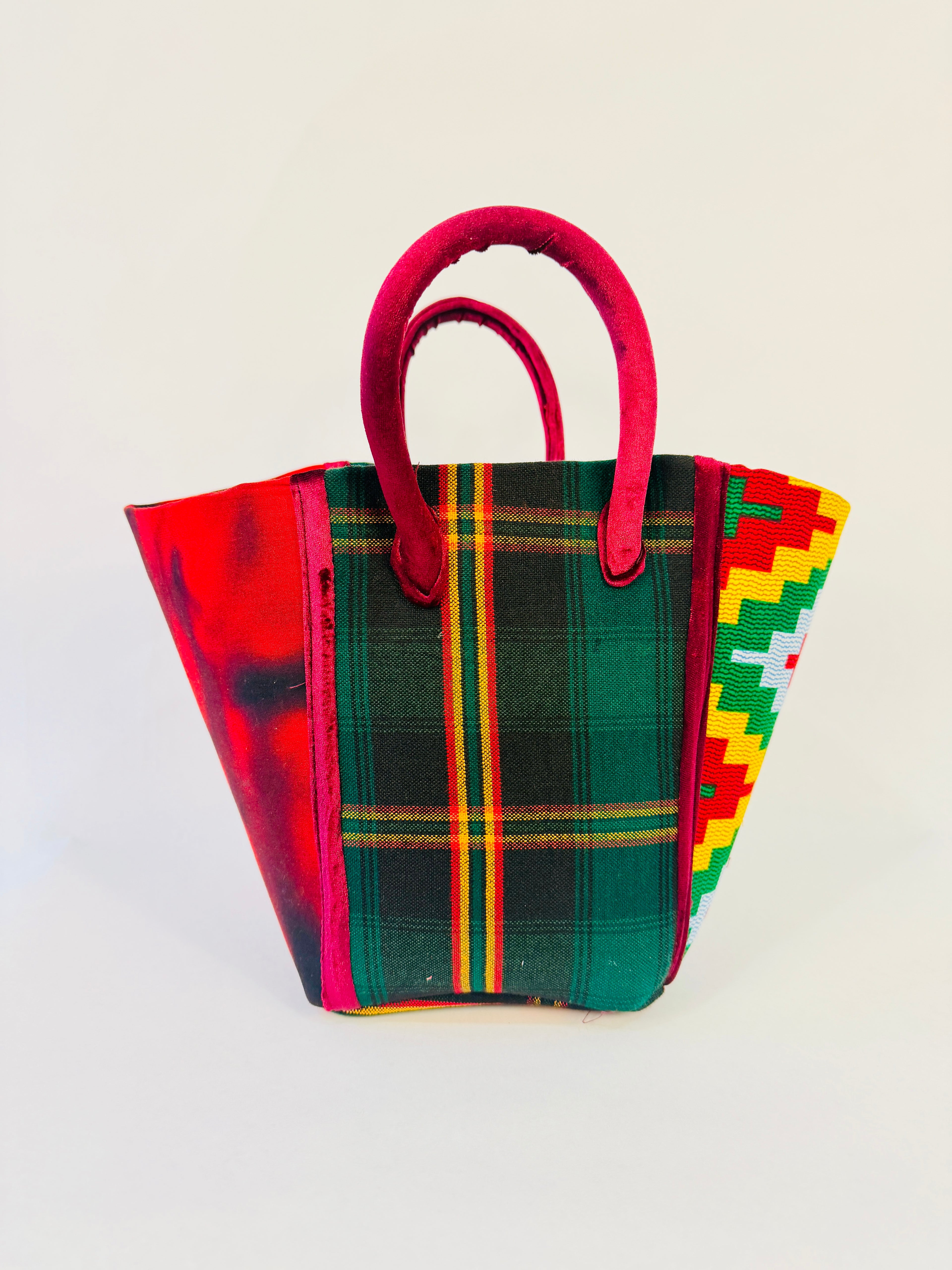 Pembe Tote - Green Maasai BG/V