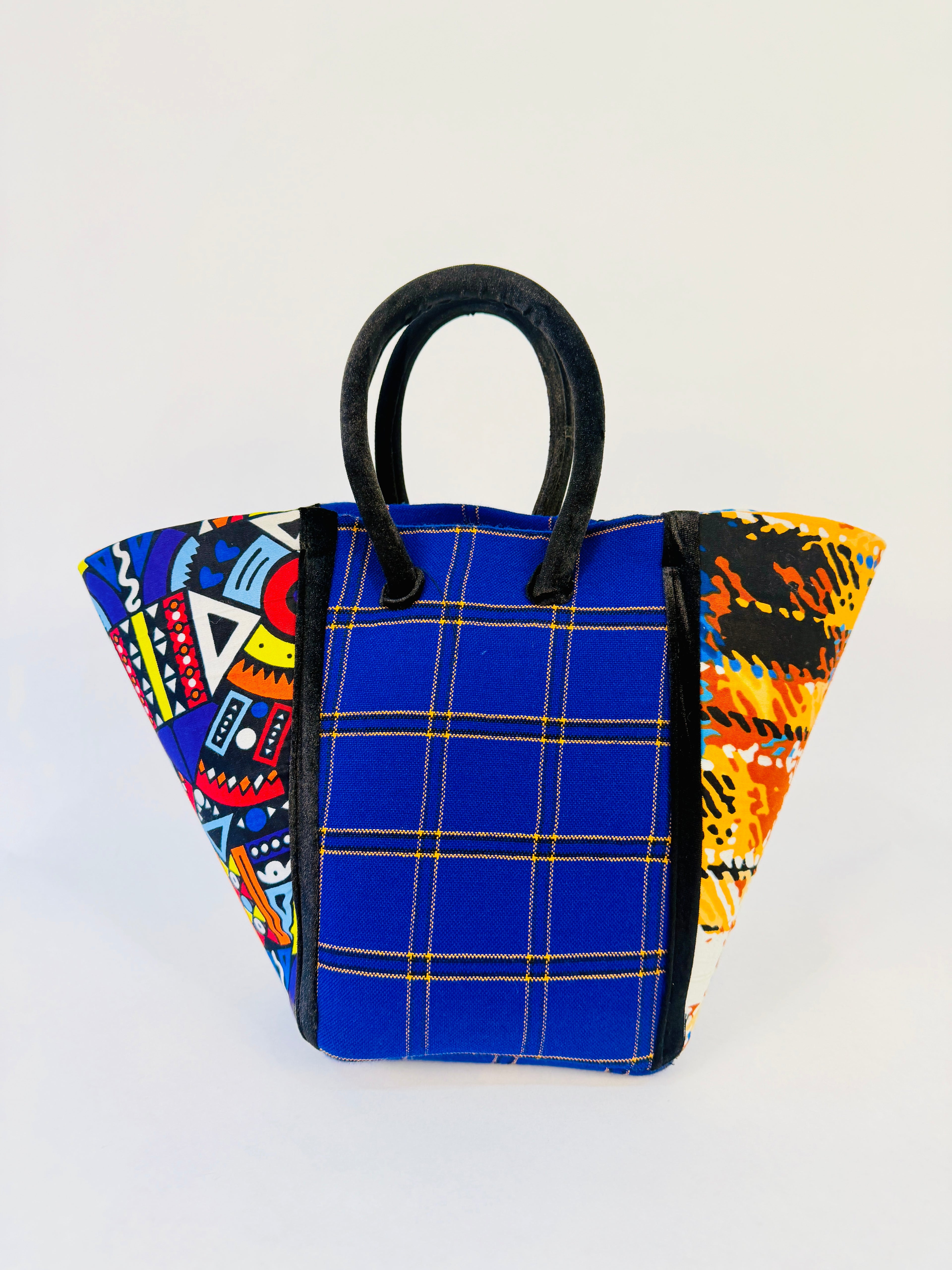 Pembe Tote - Blue Maasai BL/V