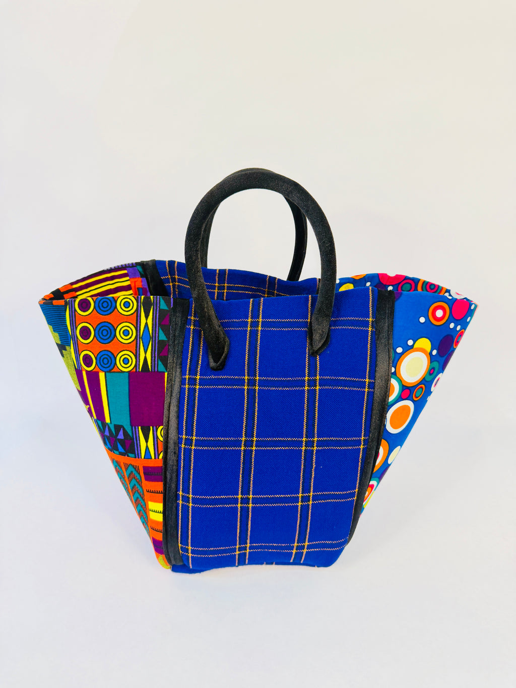 Pembe Tote - Blue Maasai BL/V
