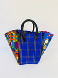 Pembe Tote - Blue Maasai BL/V