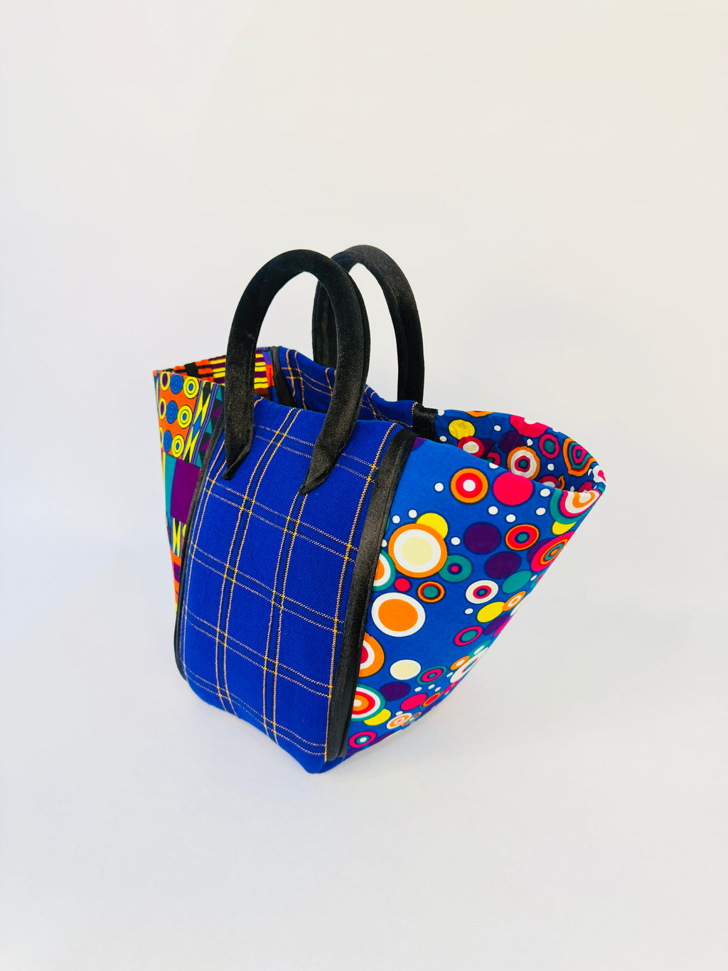 Pembe Tote - Blue Maasai BL/V