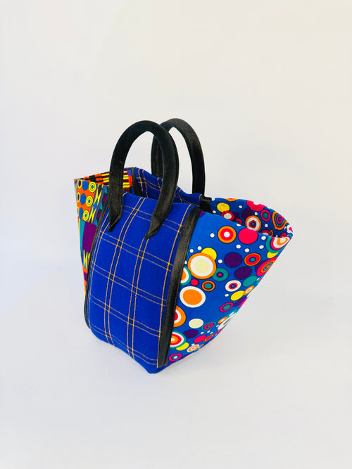 Pembe Tote - Blue Maasai BL/V