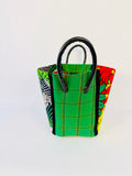 Pembe Tote - Green Maasai BL/L