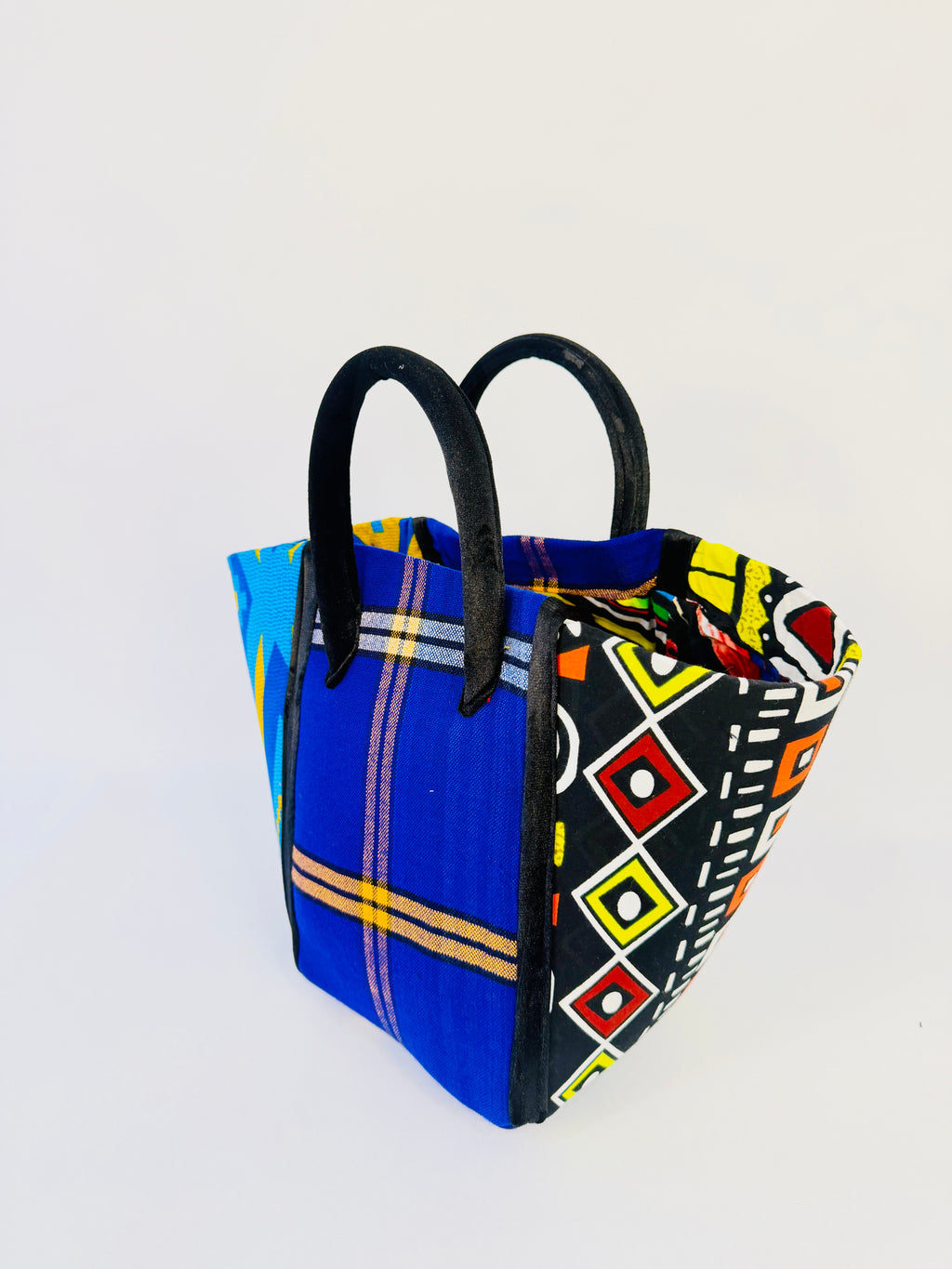 Pembe Tote - Blue Maasai BL/V