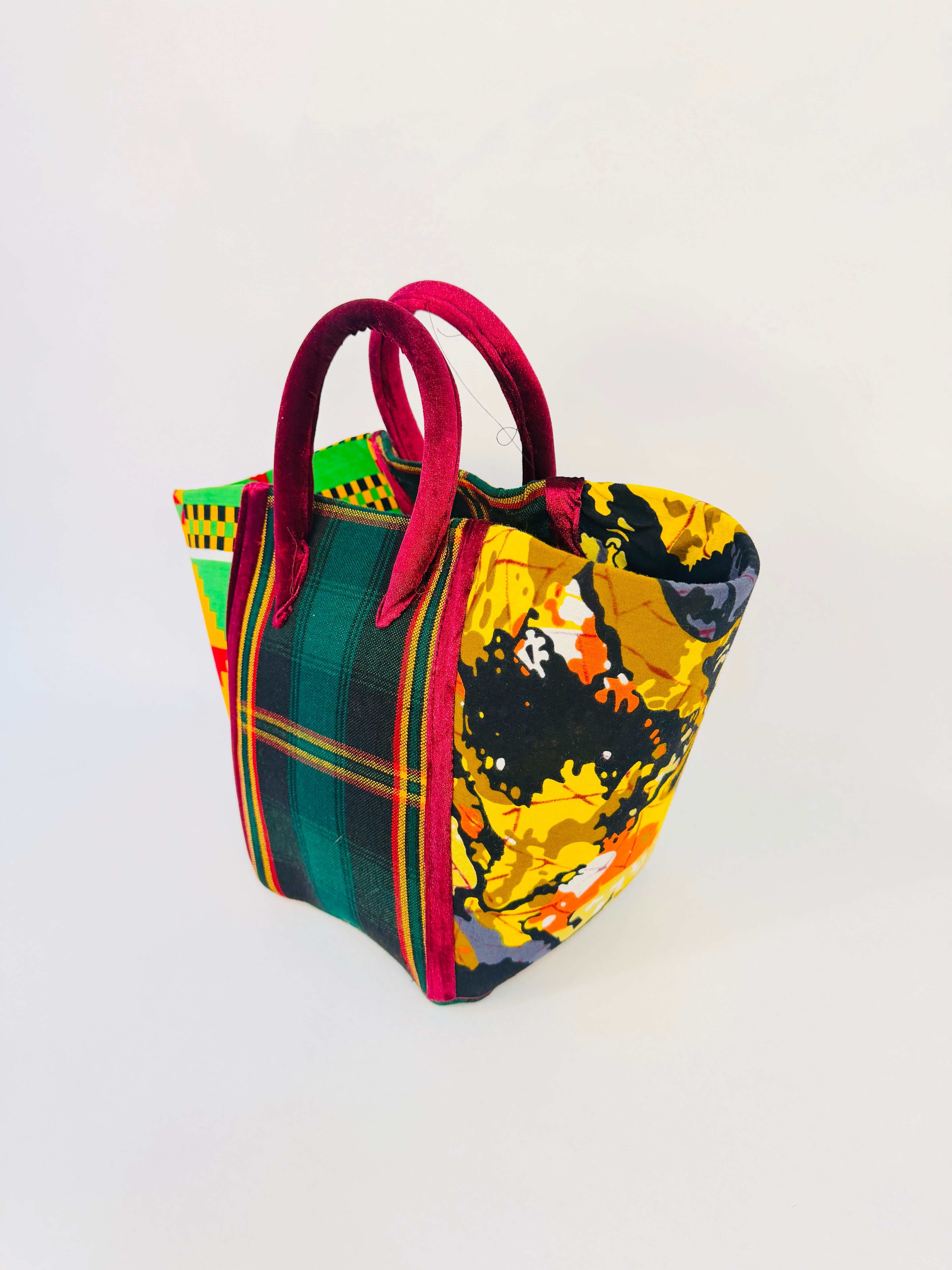 Pembe Tote - Green Maasai BG/V