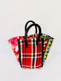 Pembe Tote - Red Maasai BL/V