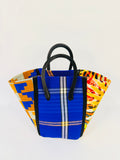 Pembe Tote - Blue Maasai BL/V