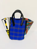 Pembe Tote - Blue Maasai BL/V