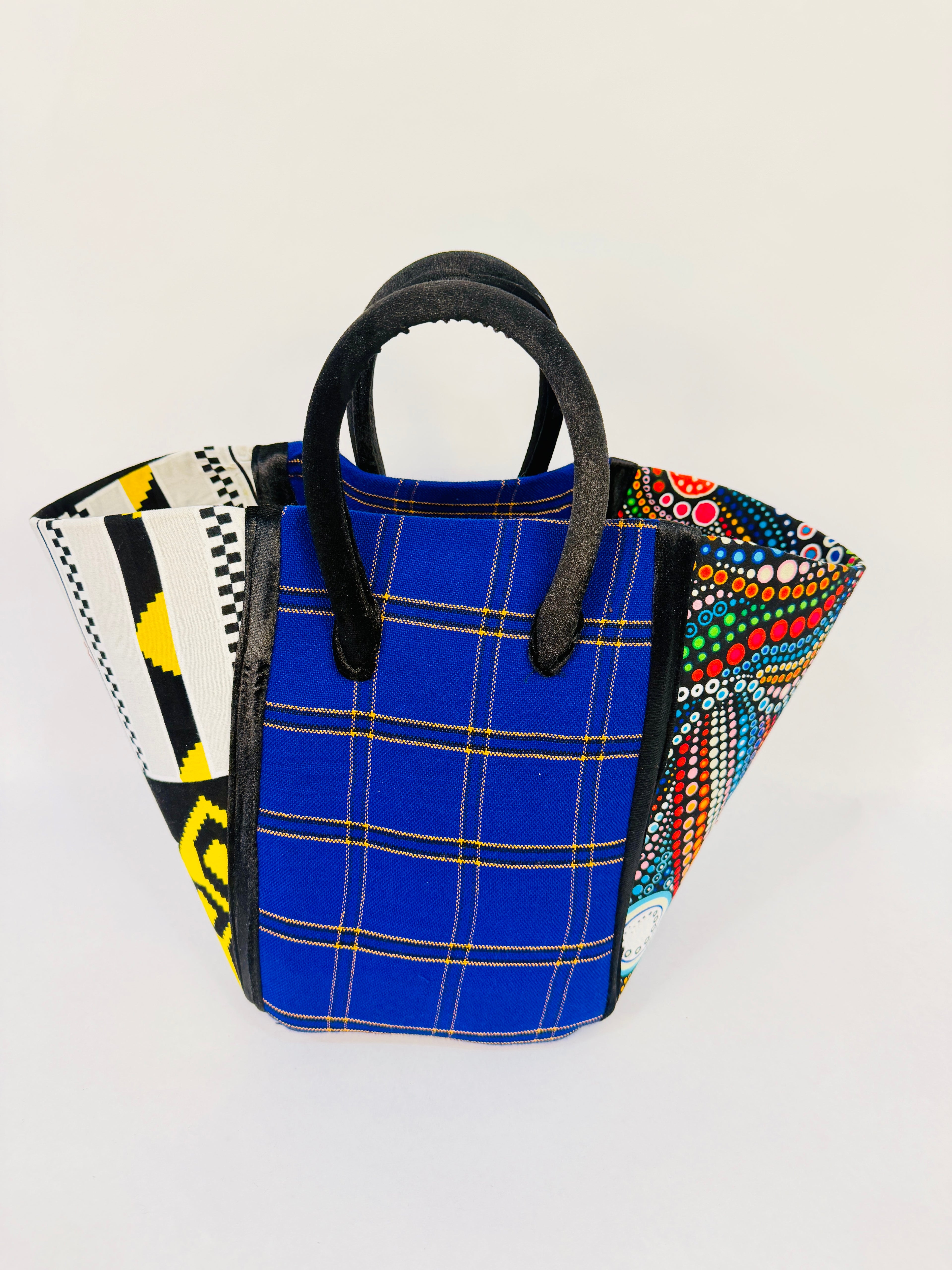 Pembe Tote - Blue Maasai BL/V