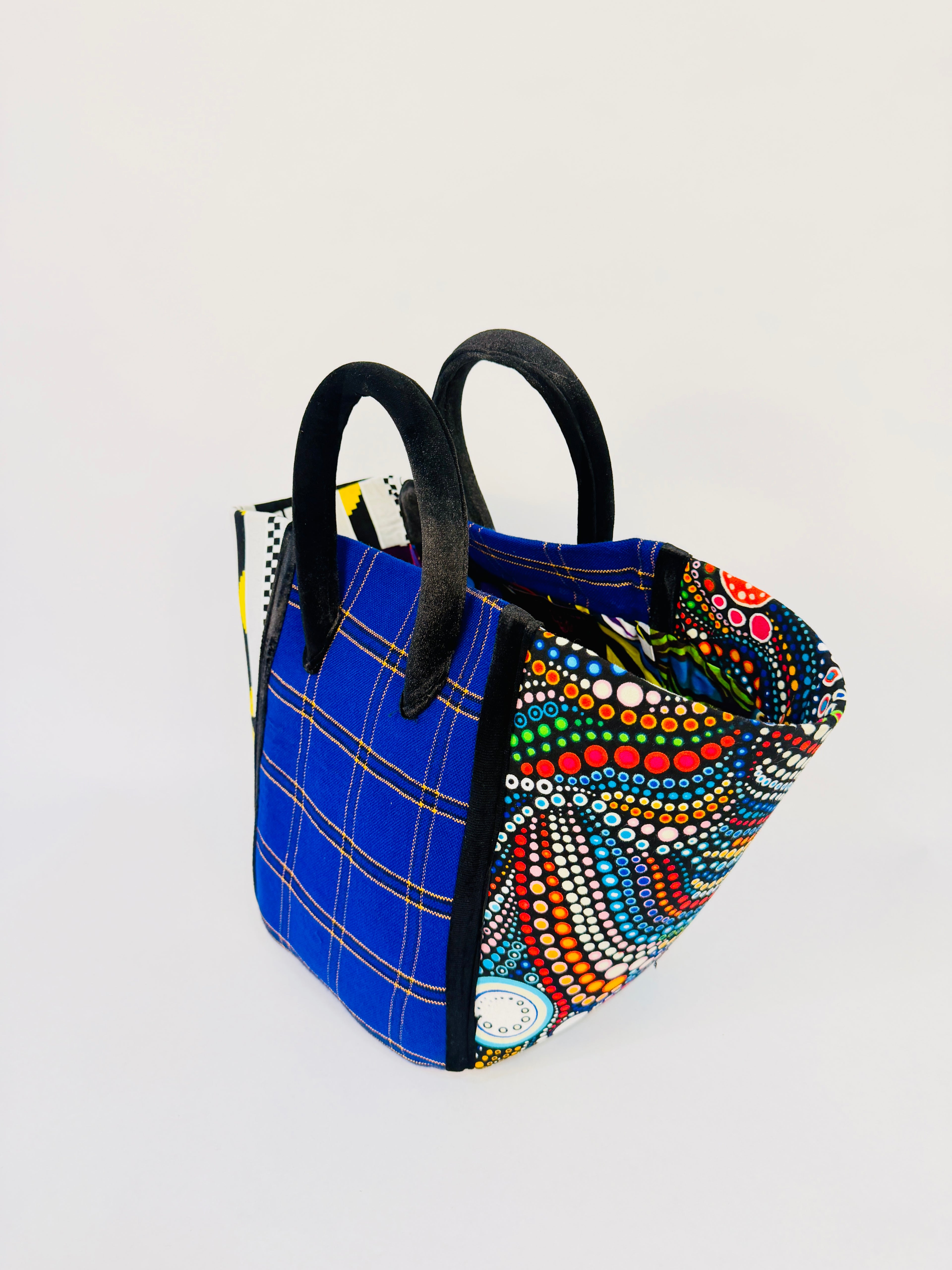 Pembe Tote - Blue Maasai BL/V