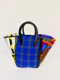 Pembe Tote - Blue Maasai BL/L
