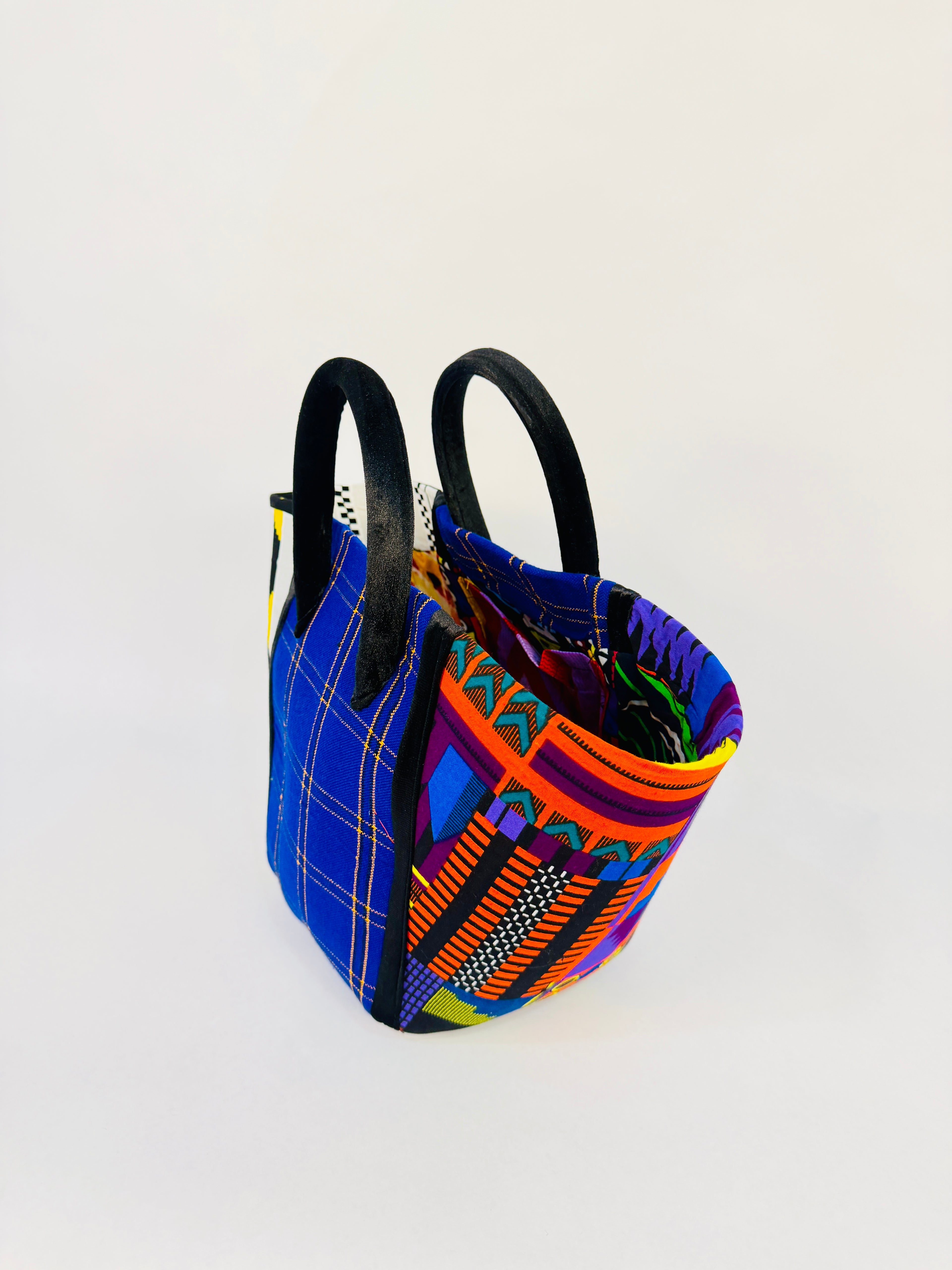 Pembe Tote - Blue Maasai BL/L