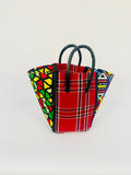 Pembe Tote - Red Maasai BL/L