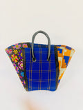 Pembe Tote - Blue Maasai BL/L
