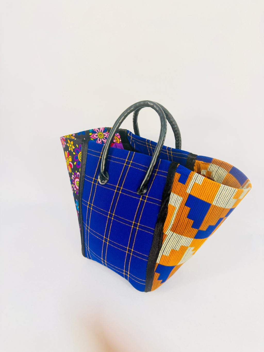 Pembe Tote - Blue Maasai BL/L