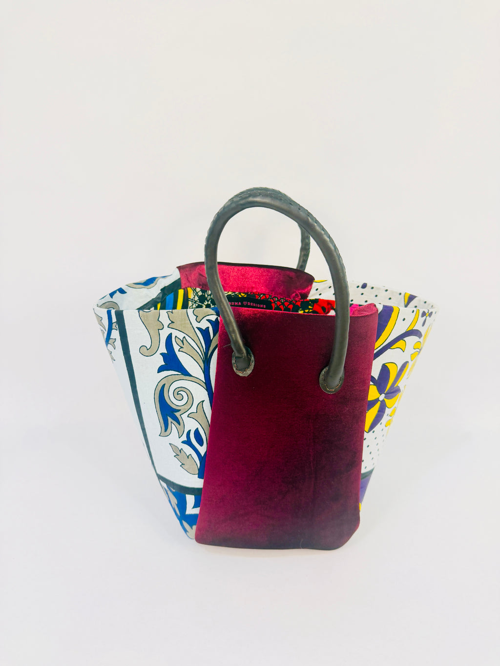 Pembe Tote- Velvet Burgundy