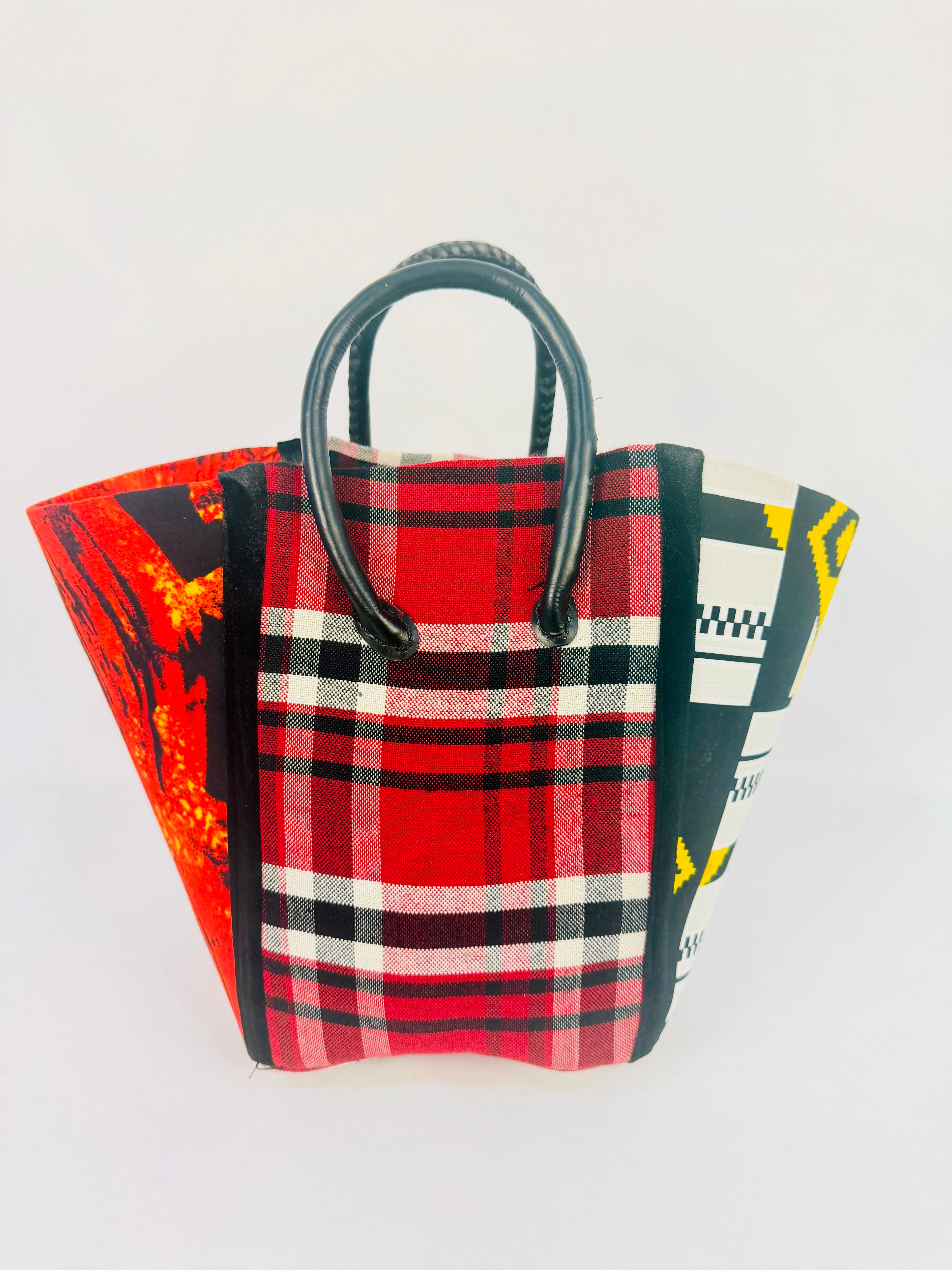 Pembe Tote - Red Maasai BL/L