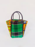Pembe Tote - Green Maasai BR/L