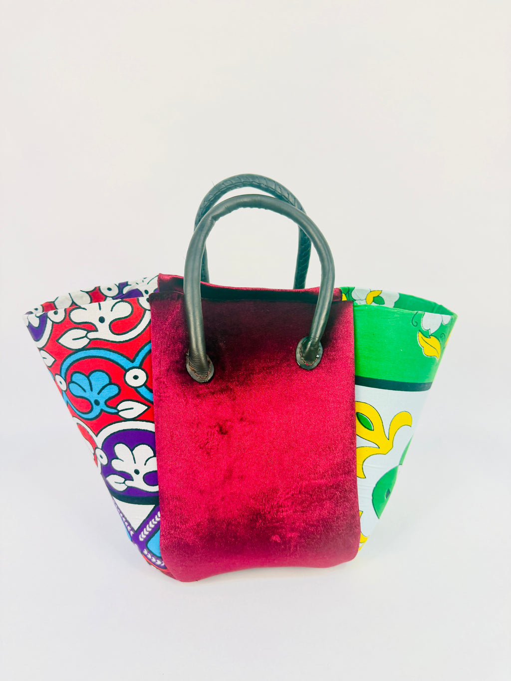 Pembe Tote- Velvet Burgundy