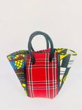 Pembe Tote - Red Maasai BL/V