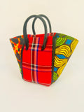 Pembe Tote - Red Maasai BL/V