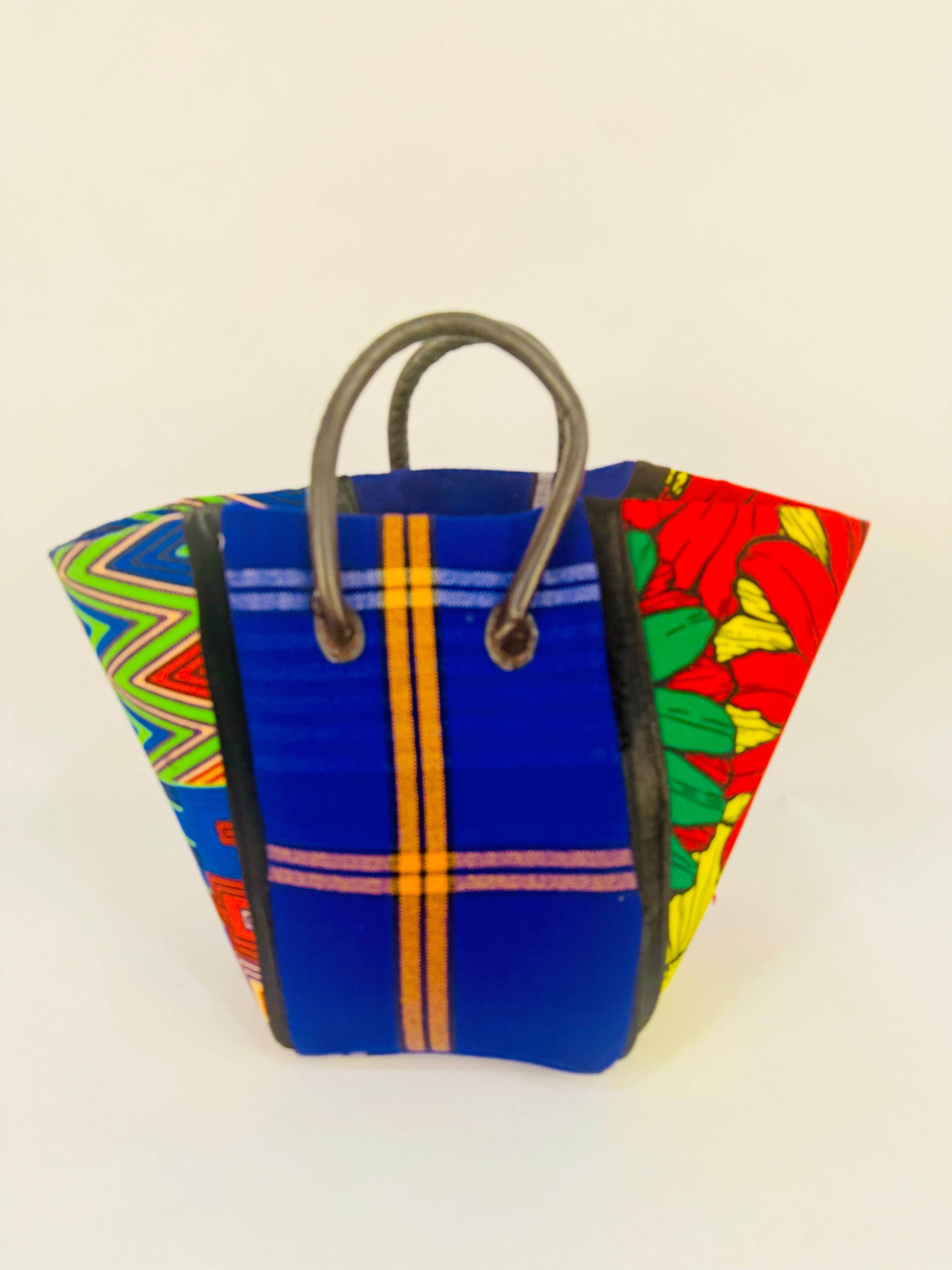 Pembe Tote - Blue Maasai BR/L